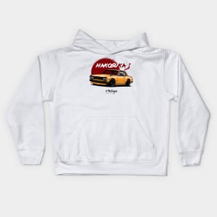 Skyline 2000 GTR (yellow) Kids Hoodie